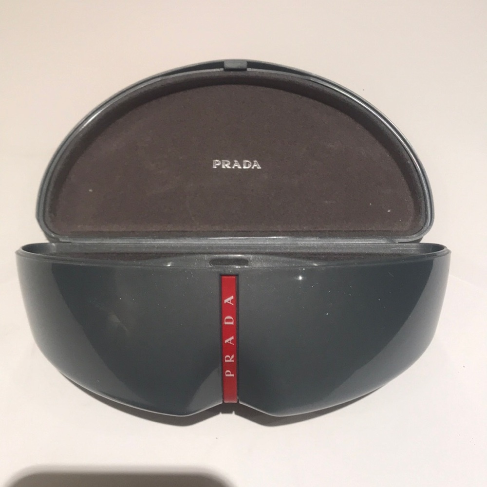 Prada Gray Sunglasses Case